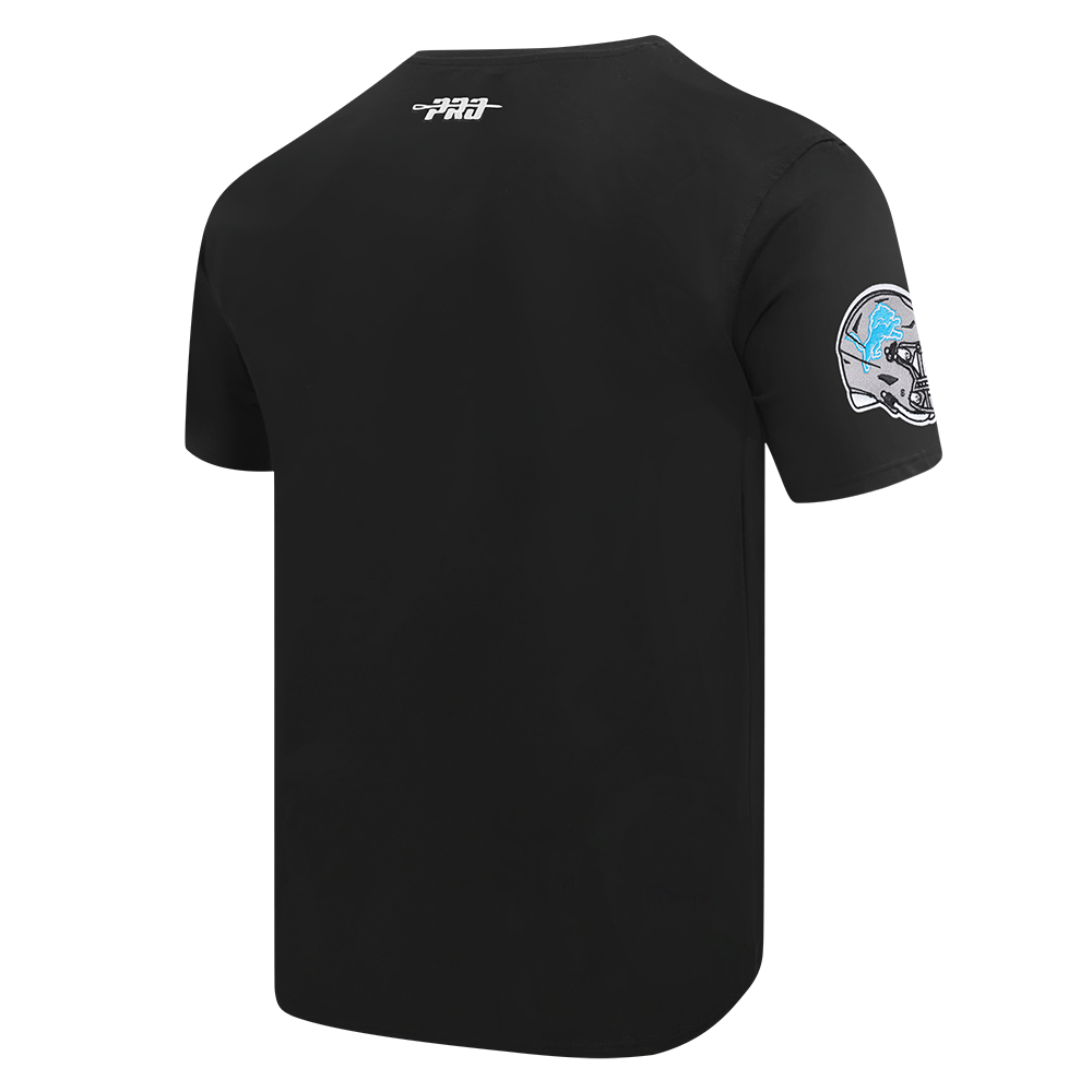 NFL DETROIT LIONS TEAM BADGE MEN'S SJ TEE FDL1411047-BLK