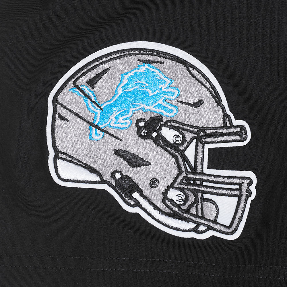 NFL DETROIT LIONS TEAM BADGE MEN'S SJ TEE FDL1411047-BLK