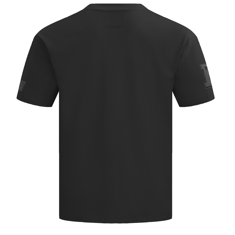 NFL DETROIT LIONS NEUTRAL MEN'S COTTON JERSEY DROP SHOULDER TEE FDL145314-BLK