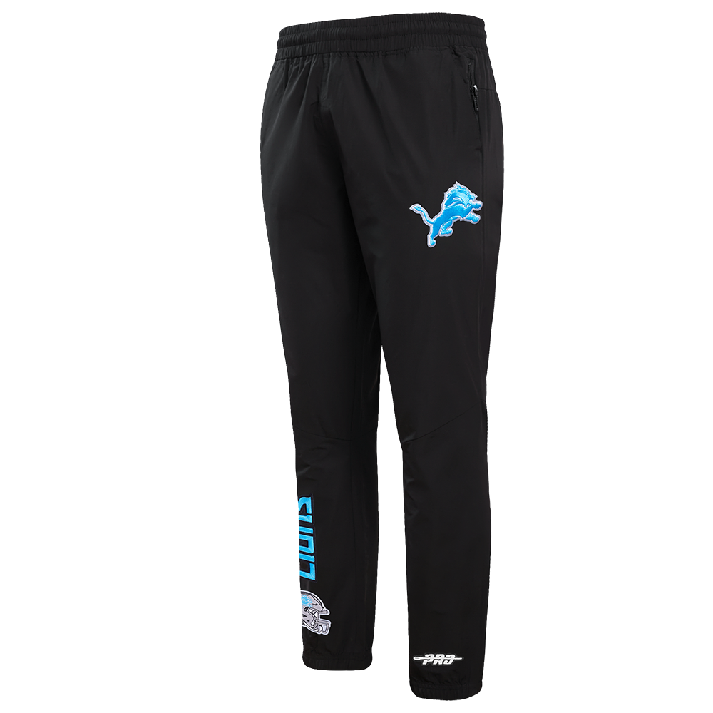 NFL DETROIT LIONS CLASSIC WIND SUIT MEN'S WOVEN PANT FDL4410694-BLK