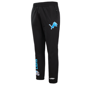 NFL DETROIT LIONS CLASSIC WIND SUIT MEN'S WOVEN PANT FDL4410694-BLK