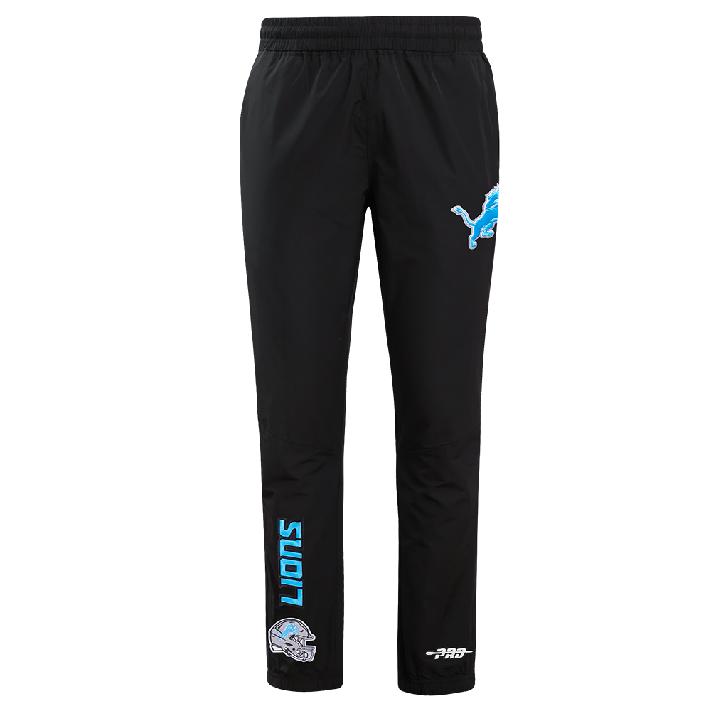 NFL DETROIT LIONS CLASSIC WIND SUIT MEN'S WOVEN PANT FDL4410694-BLK