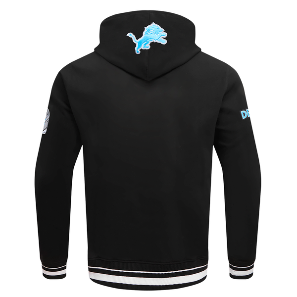 Detroit Lions Script Tail Rib FLC PO Hoodie