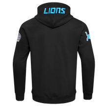 Load image into Gallery viewer, NFL DETROIT LIONS CLASSIC WIND SUIT MEN'S WOVEN FULL ZIP PULLOVER HOODIE FDL5410693-BLK
