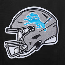 Load image into Gallery viewer, NFL DETROIT LIONS CLASSIC WIND SUIT MEN'S WOVEN FULL ZIP PULLOVER HOODIE FDL5410693-BLK

