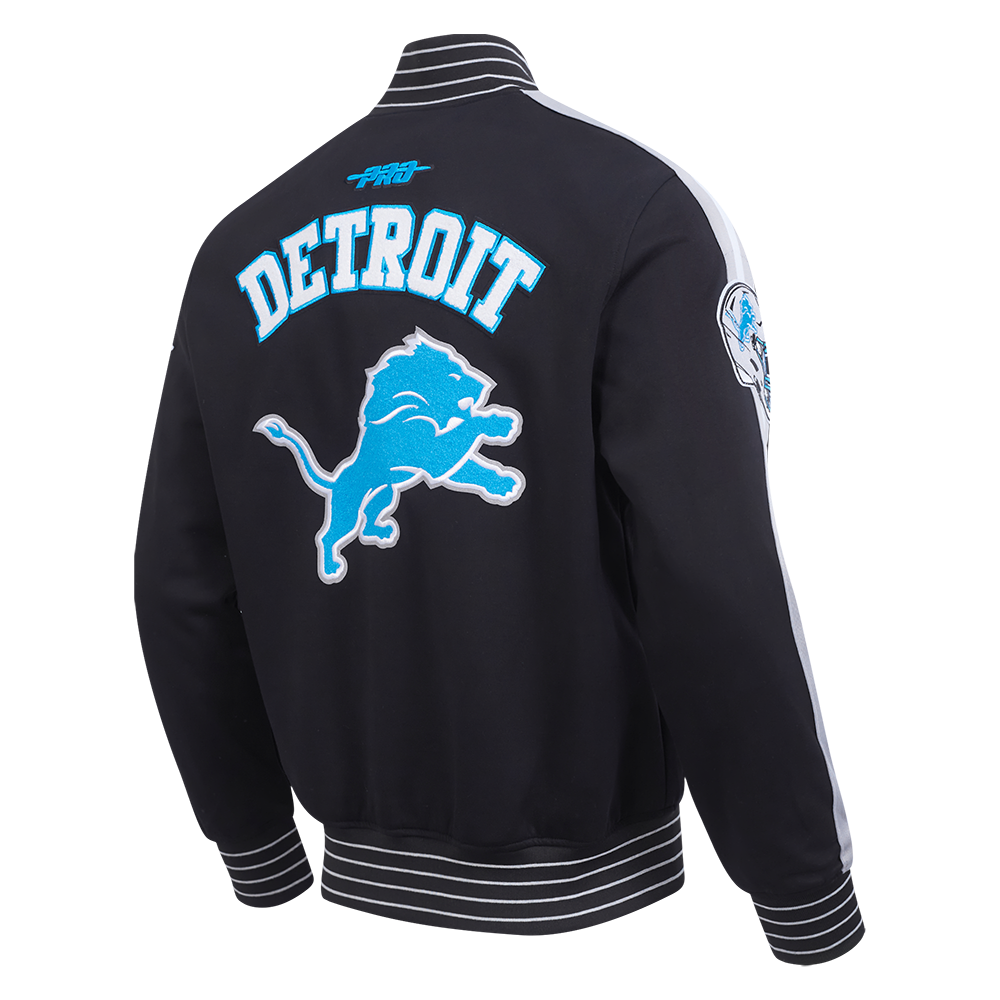 NFL DETROIT LIONS PRO GAME DAY MEN'S DBL KNIT JACKET FDL6411194-BSW