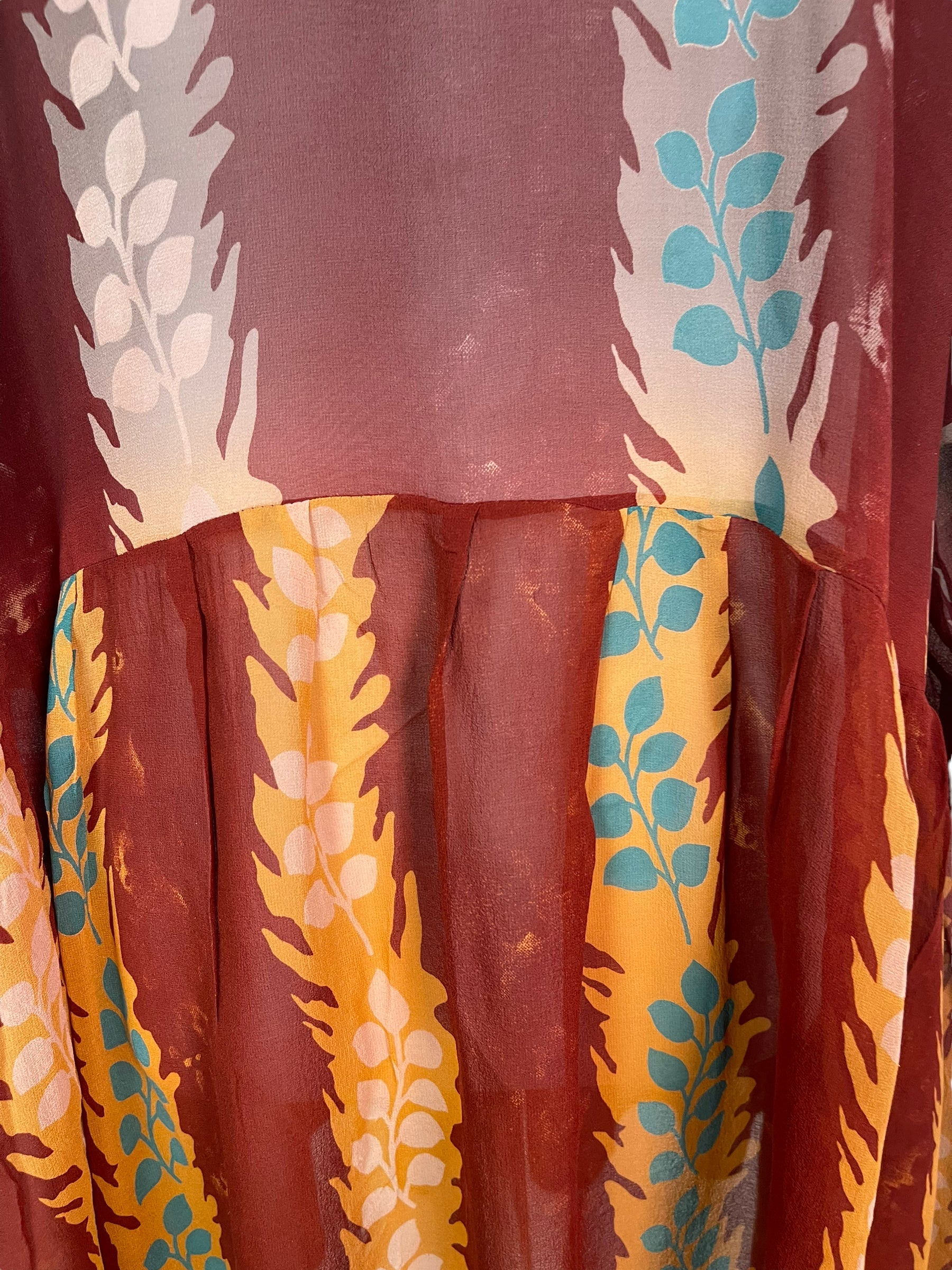 FINAL SALE PRG5900 Sheer Avatar Pure Silk Boxy Babydoll Dress