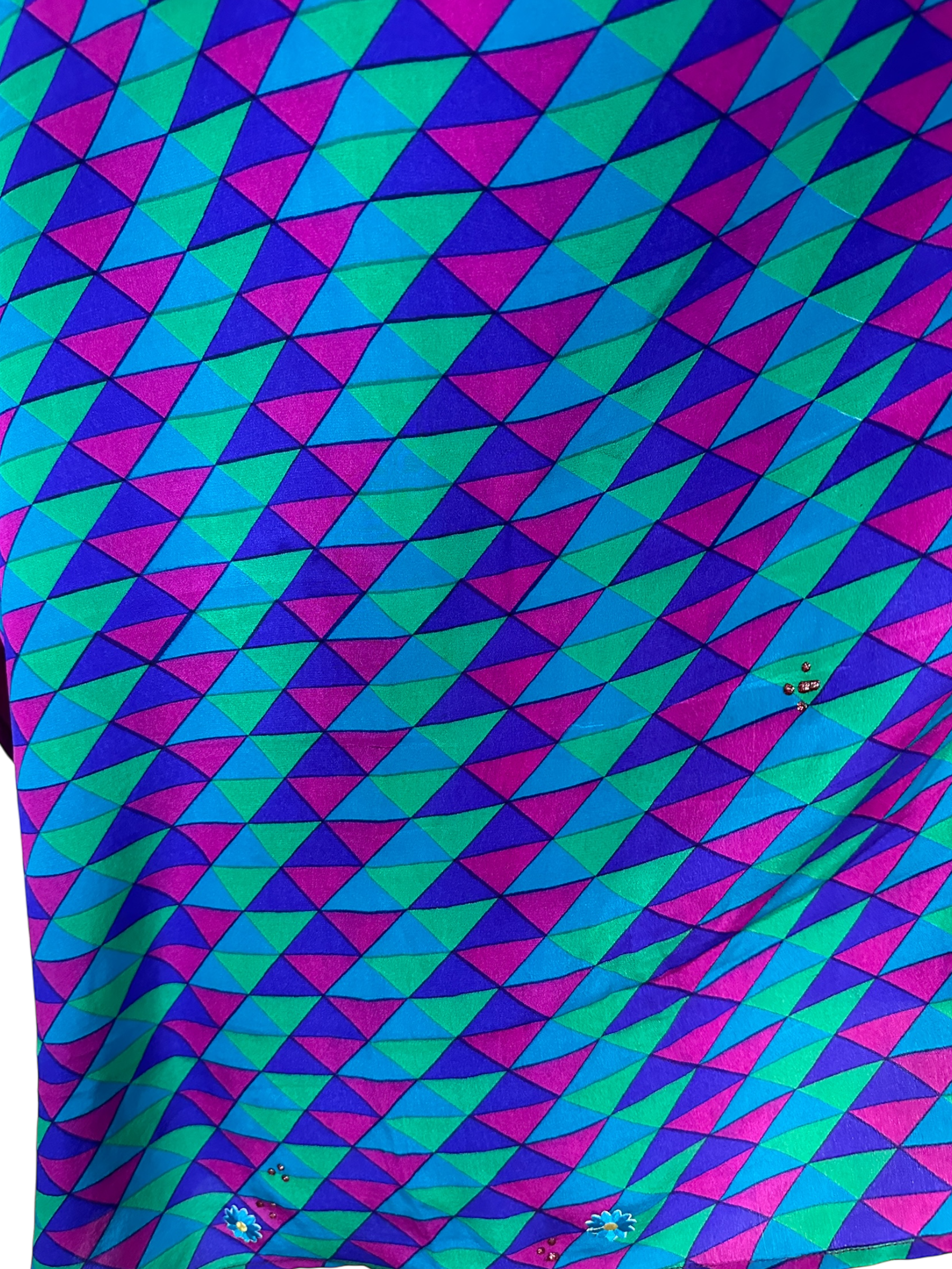 FINAL SALE PRC4276 Avatar Pure Silk Long Tunic with Side Ties