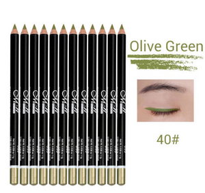 MENOW 12 Colors Eye Make Up Eyeliner Pencil Waterproof Eyebrow Beauty Pen Eye Liner Lip sticks Cosmetics  P08005