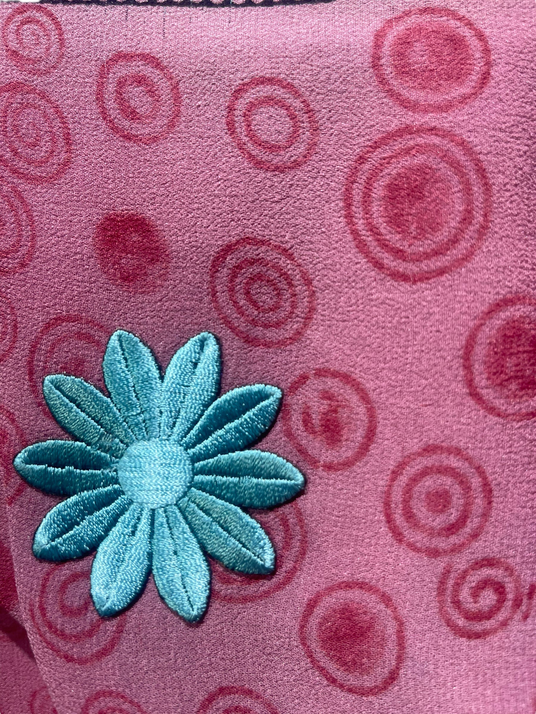 FINAL SALE PRG3082 Sheer Avatar Pure Silk Front Tie Top