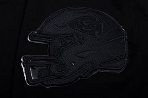 NFL KANSAS CITY CHIEFS TRIPLE BLACK MEN'S PULLOVER HOODIE FKC5410202-3BK