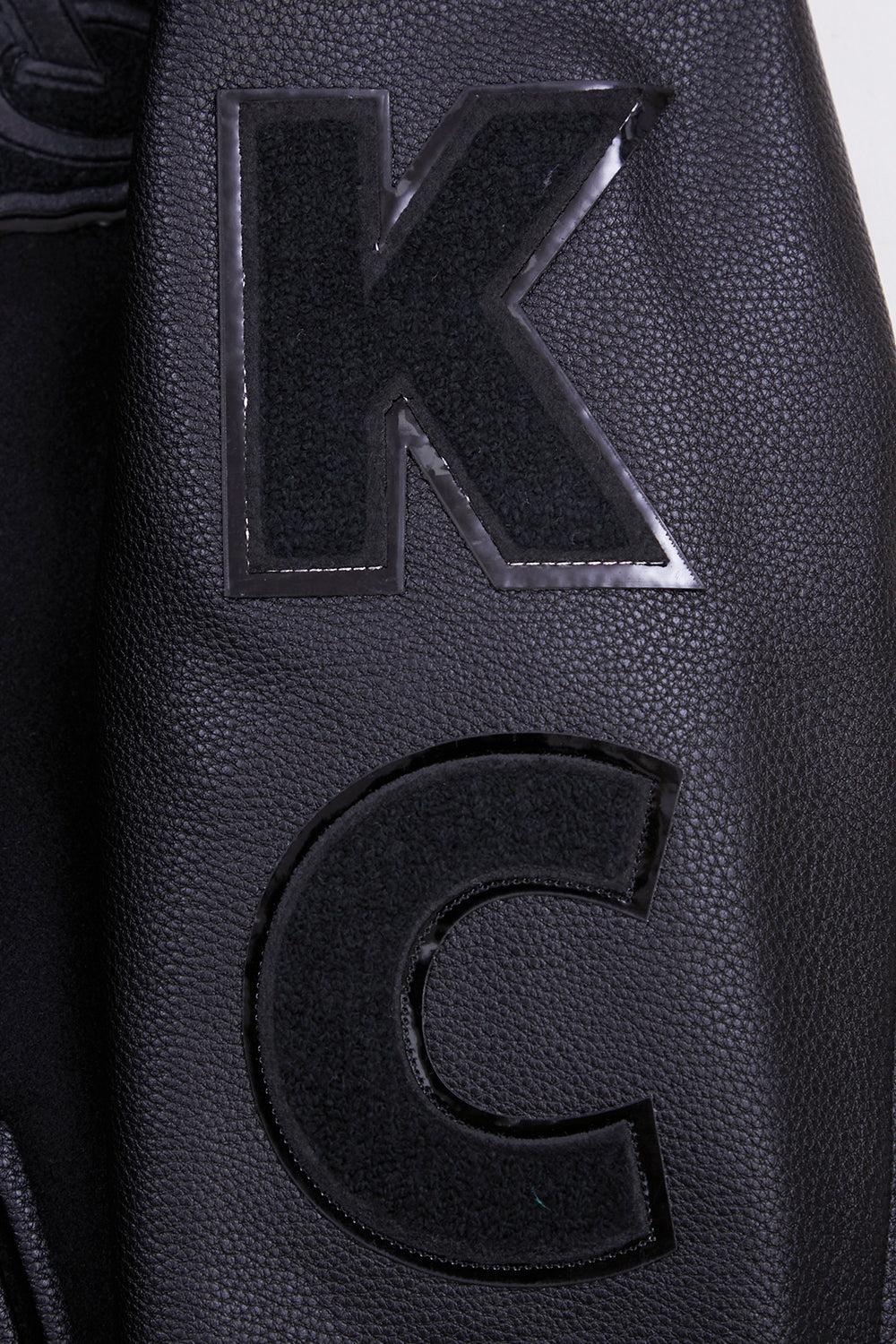 NFL KANSAS CITY CHIEFS TRIPLE BLACK WOOL MEN'S VARSITY JACKET FKC6410203-3BK