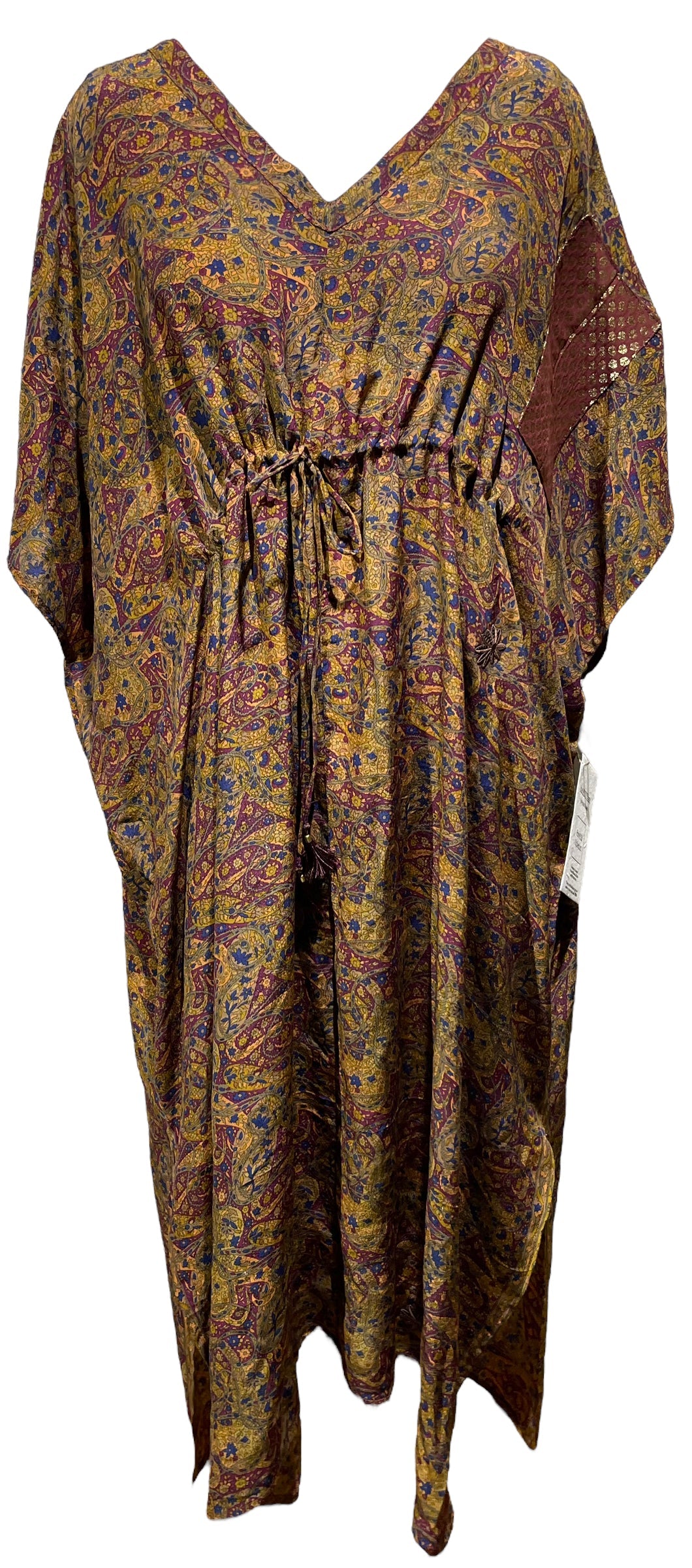 FINAL SALE PRC4605 Avatar Pure Silk Maxi Kaftan