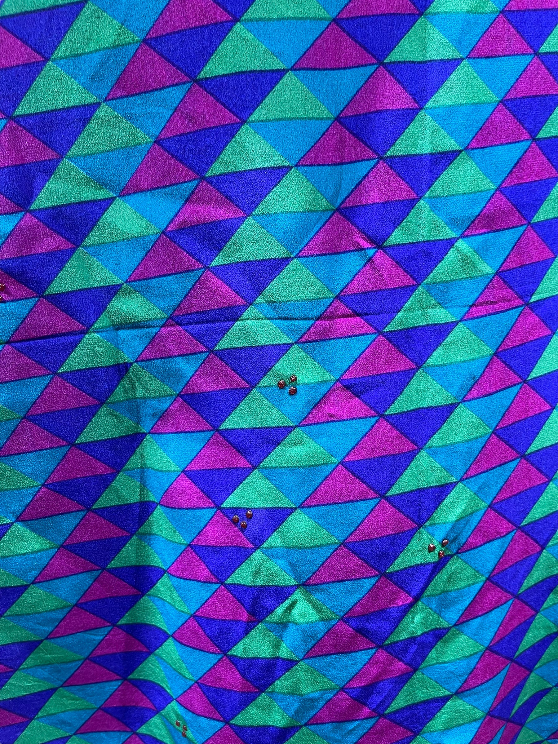 FINAL SALE PRC4276 Avatar Pure Silk Long Tunic with Side Ties