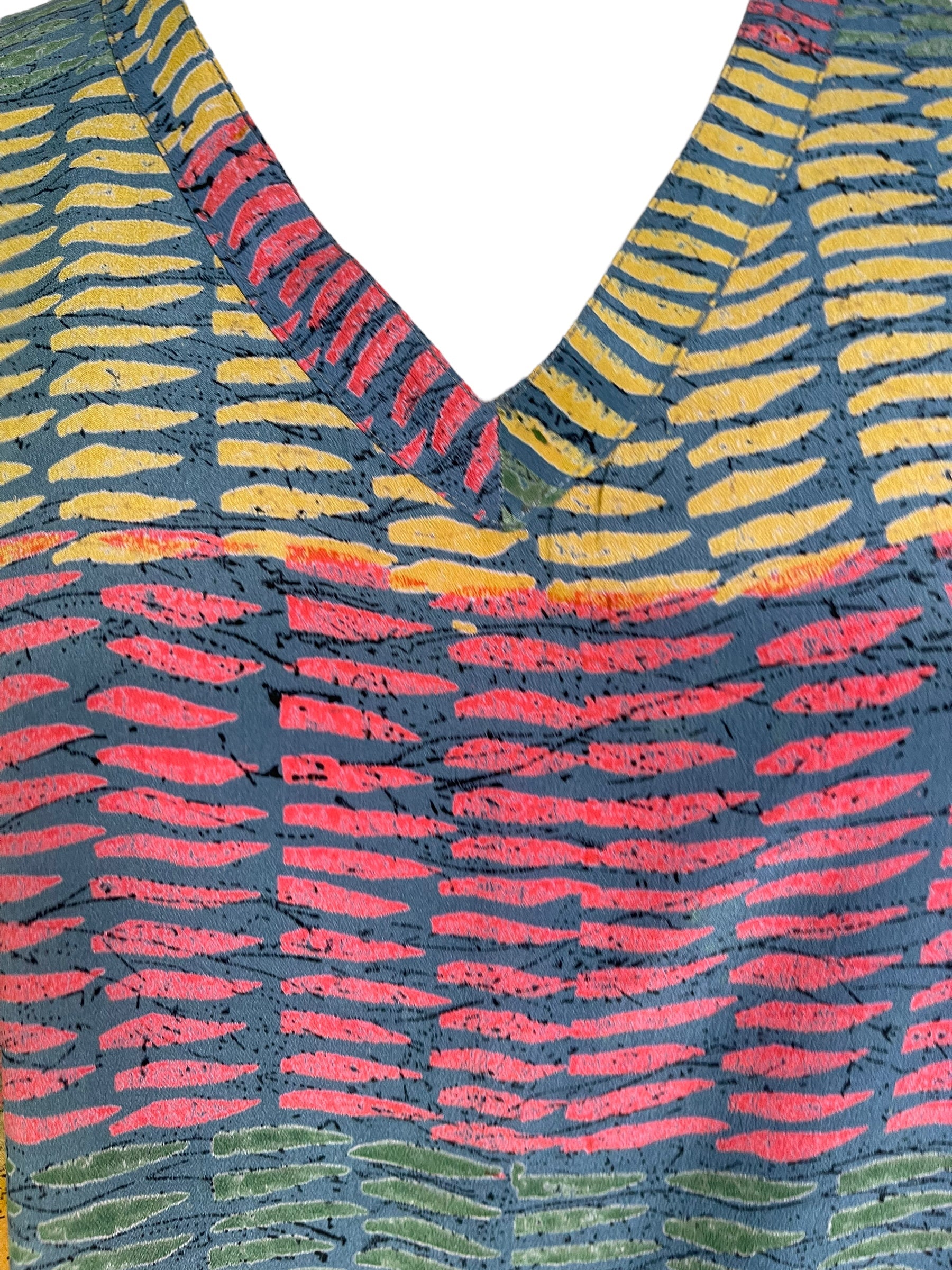 PRC6463 Avatar Pure Silk Long Tunic with Side Ties