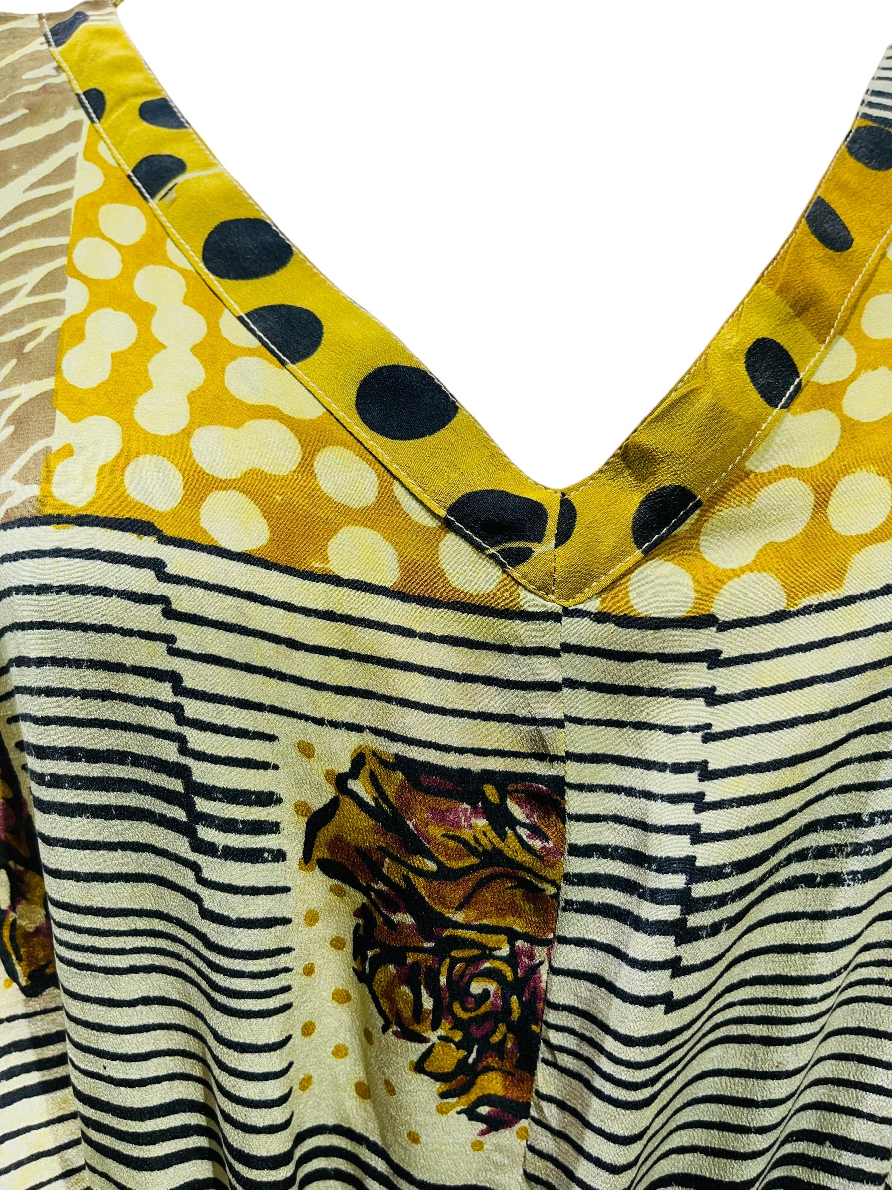 FINAL SALE PRC5650 Avatar Pure Silk Maxi Kaftan