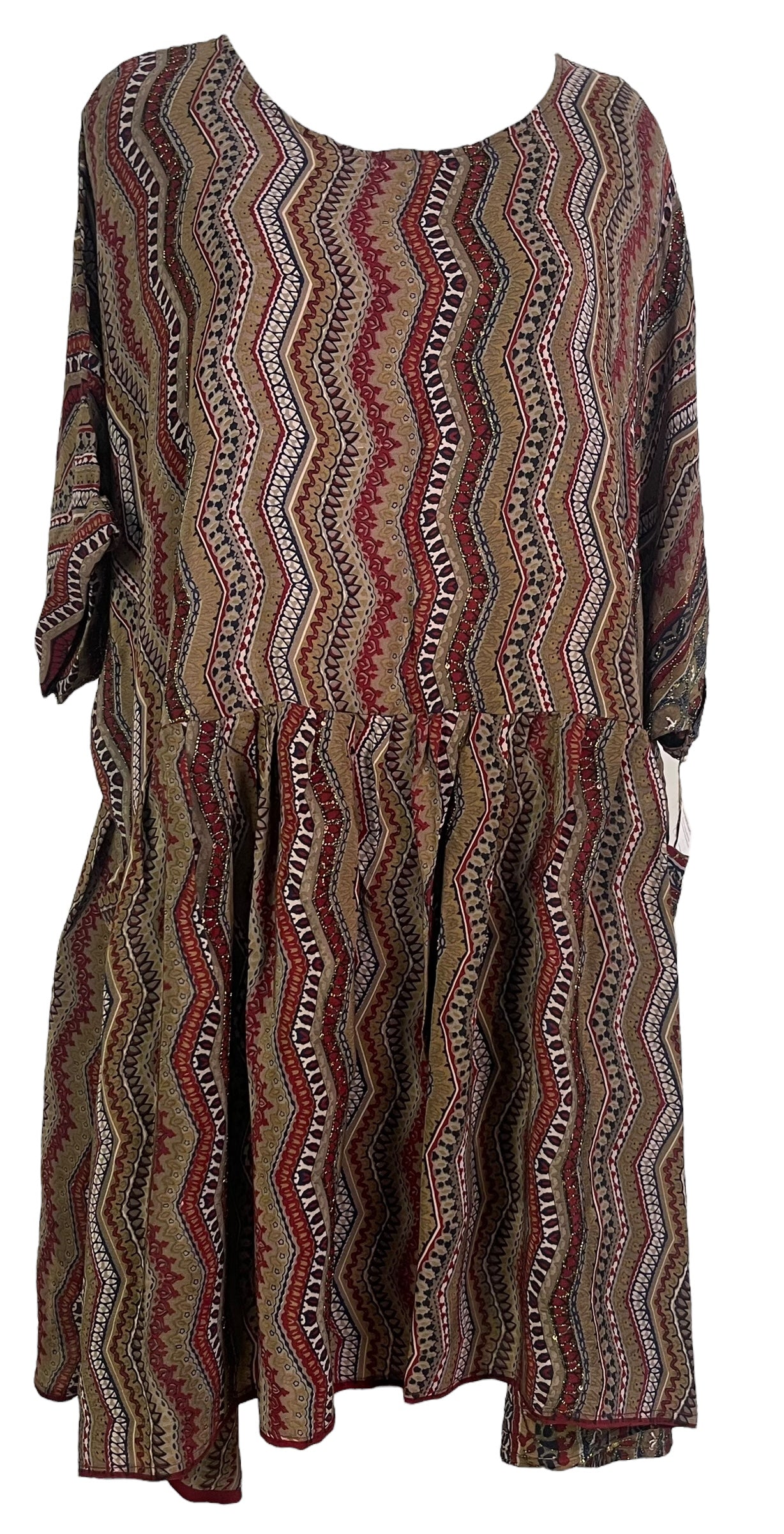 PRC3772 Avatar Pure Silk Boxy Babydoll Dress