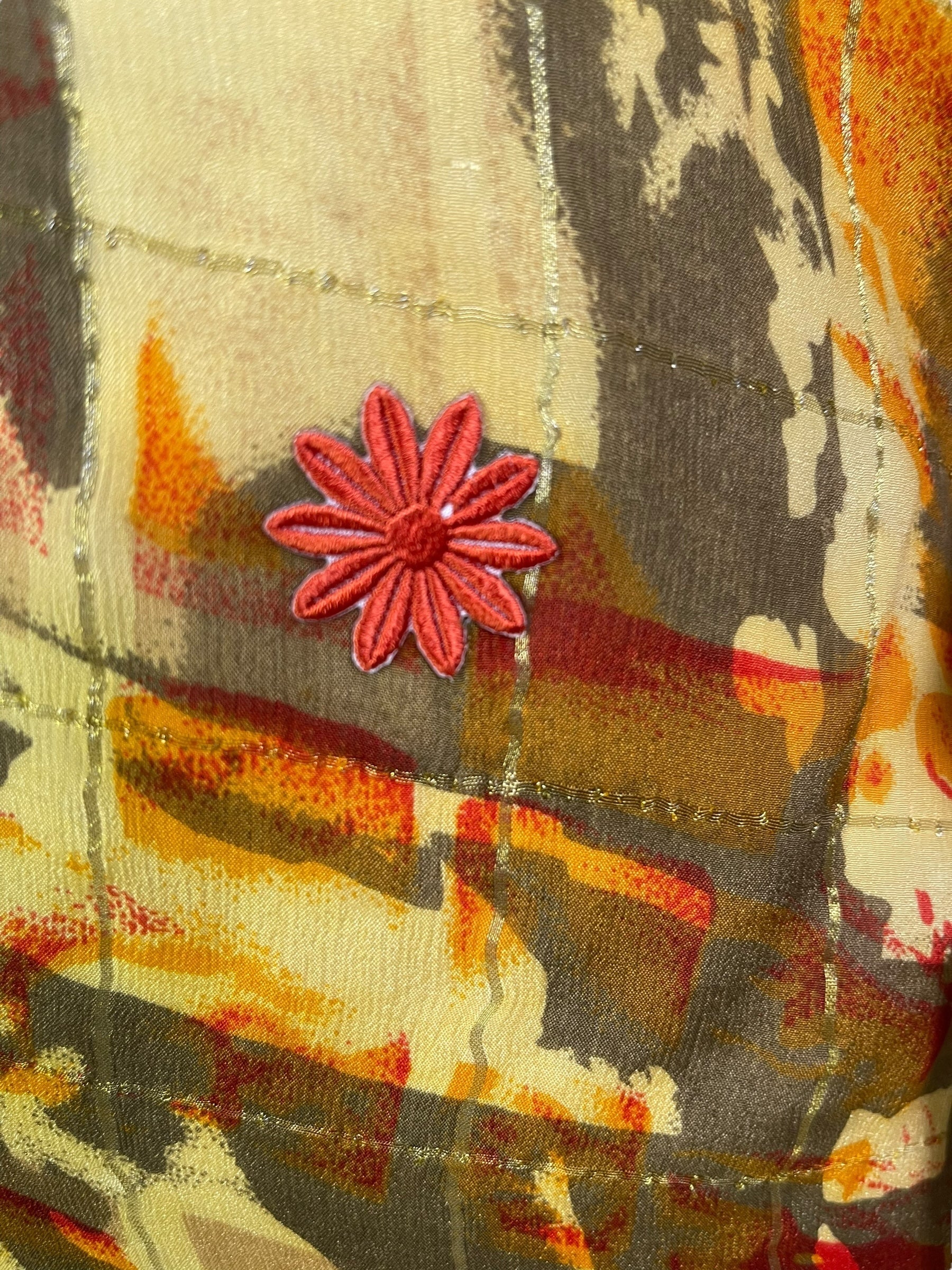 PRG6898 Sheer Avatar Pure Silk Kimono-Sleeved Jacket with Belt