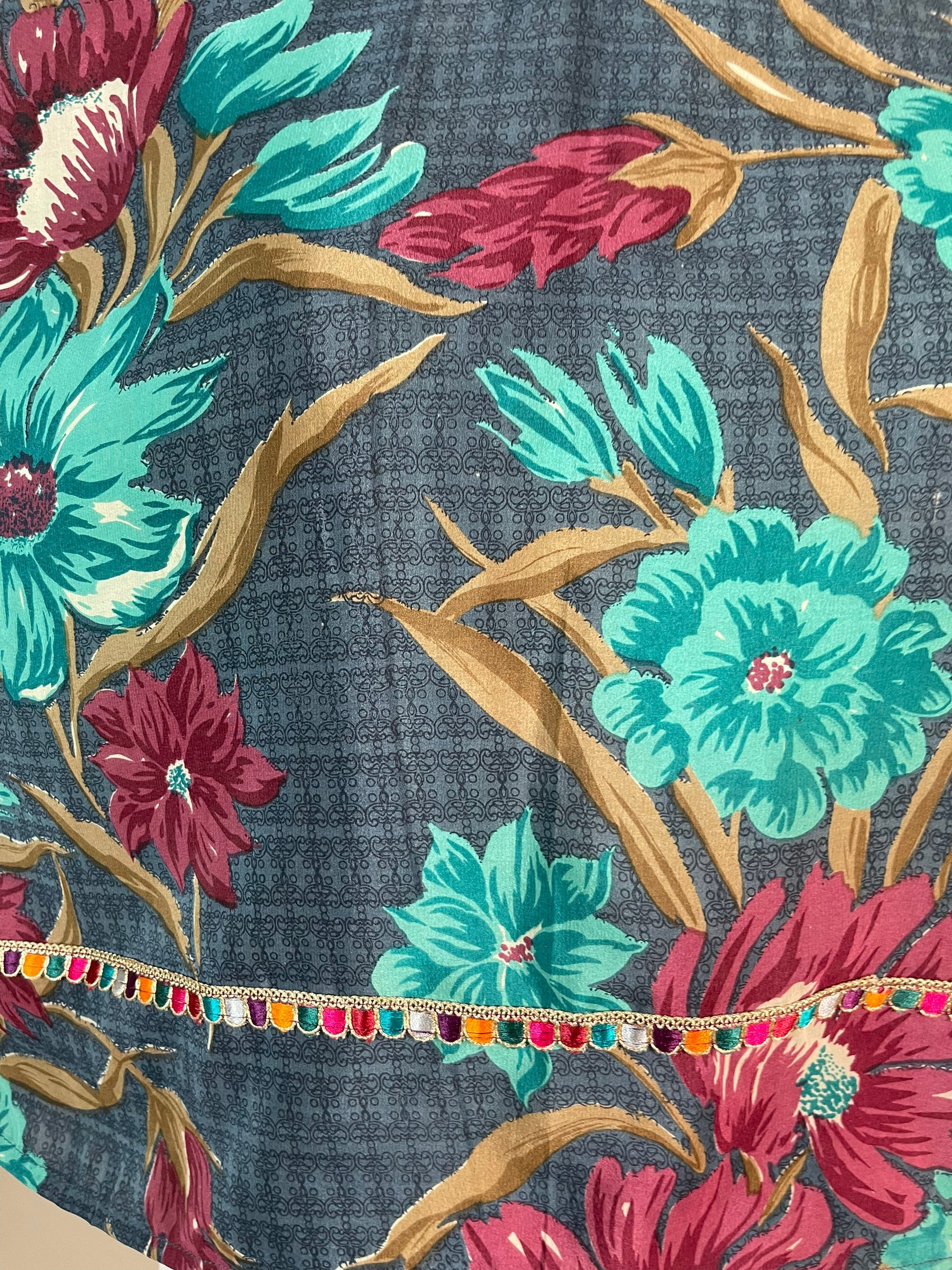 FINAL SALE PRC6124 Avatar Pure Silk Boxy Top