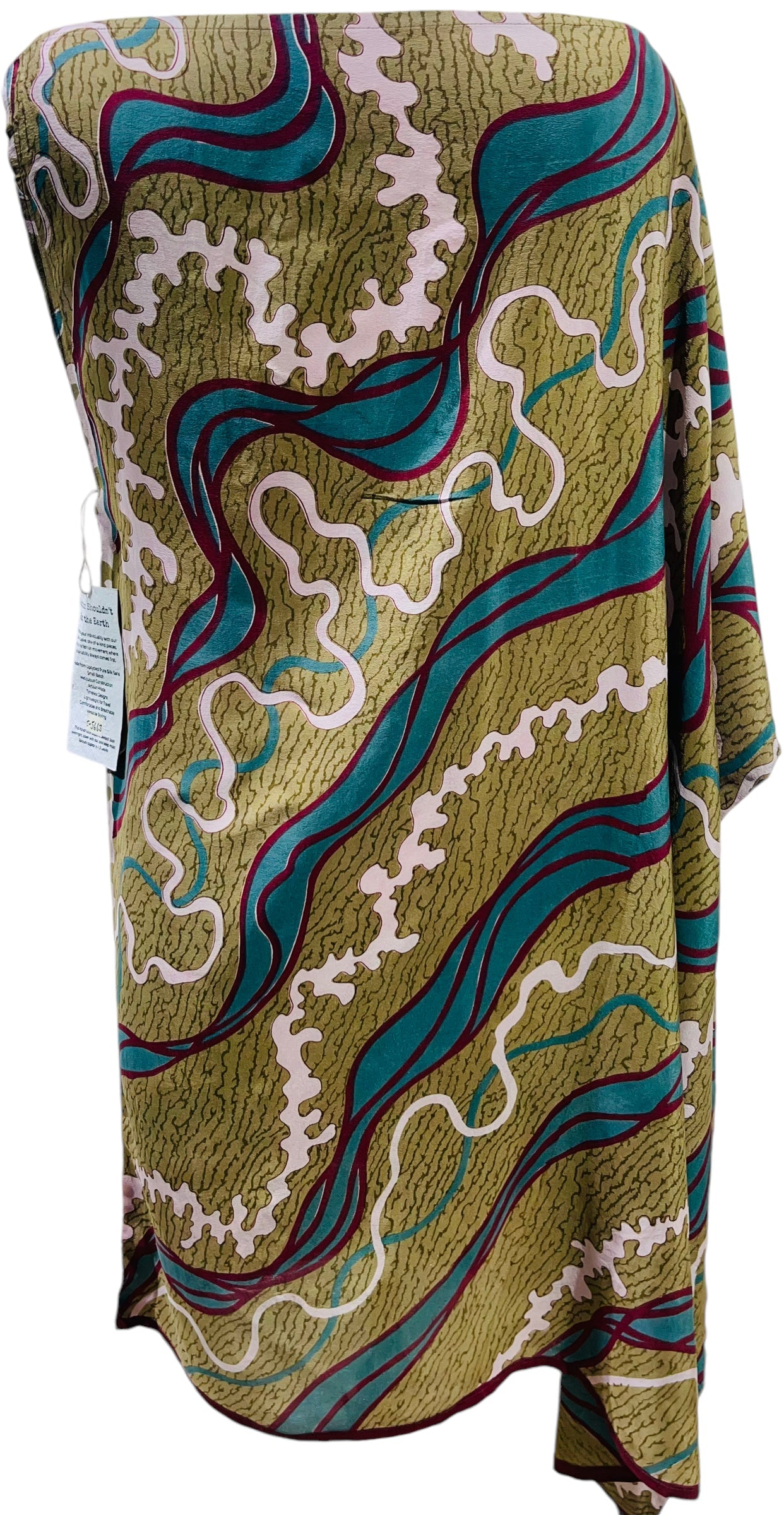 FINAL SALE PRC5663 Avatar Pure Silk One Shoulder Dress