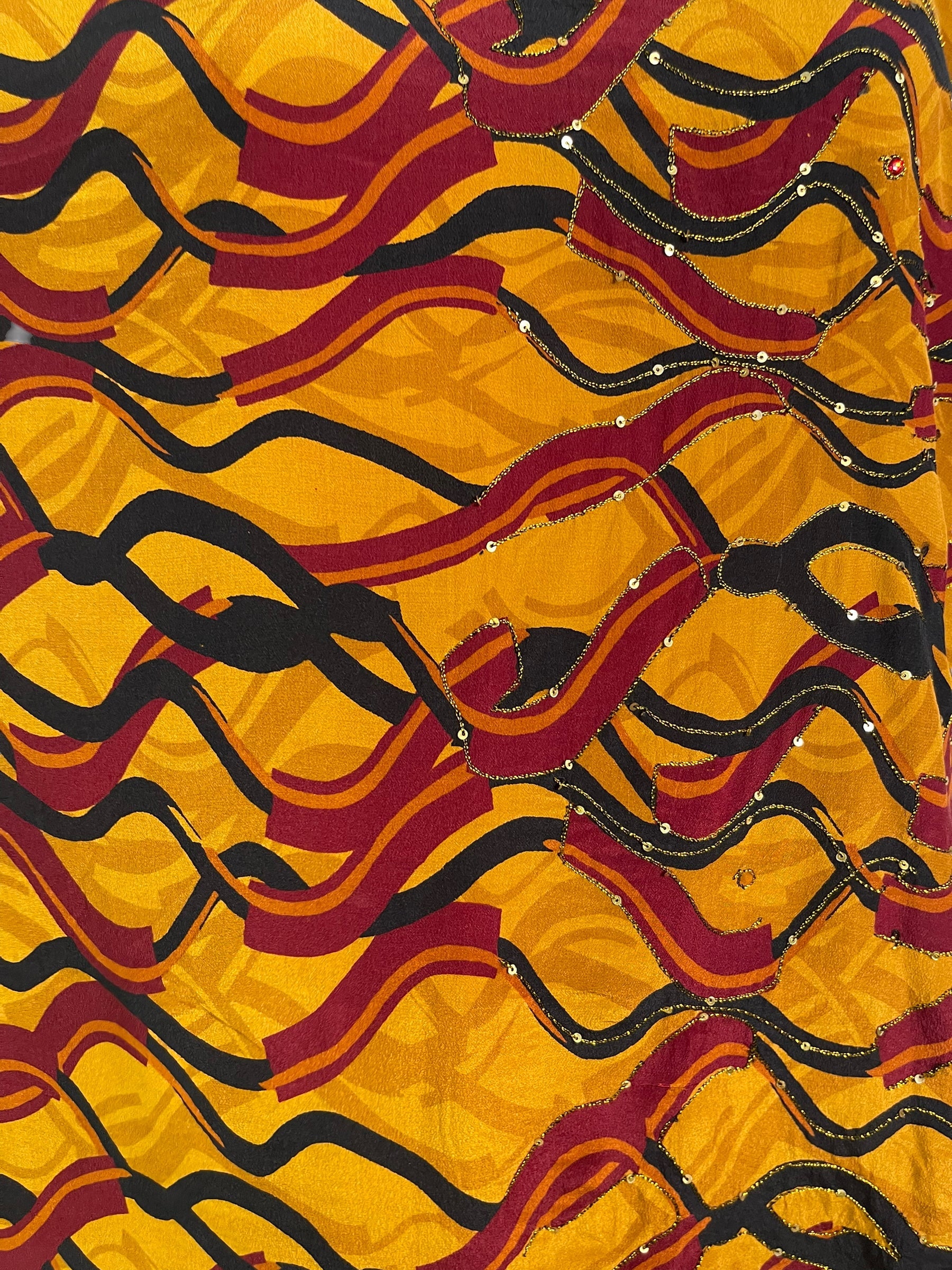 PRC6461 Avatar Pure Silk Long Tunic with Side Ties