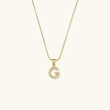 Load image into Gallery viewer, Gold-Finished Initial Necklace with Freshwater Pearls – Customizable Personalized Jewelry for Women
