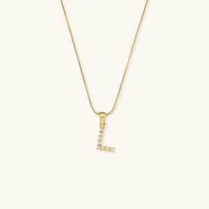 Gold-Finished Initial Necklace with Freshwater Pearls – Customizable Personalized Jewelry for Women