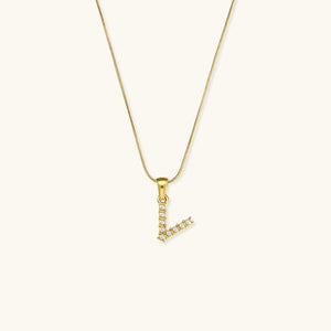 Gold-Finished Initial Necklace with Freshwater Pearls – Customizable Personalized Jewelry for Women