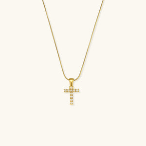 Gold-Finished Initial Necklace with Freshwater Pearls – Customizable Personalized Jewelry for Women