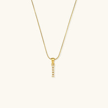 Load image into Gallery viewer, Gold-Finished Initial Necklace with Freshwater Pearls – Customizable Personalized Jewelry for Women
