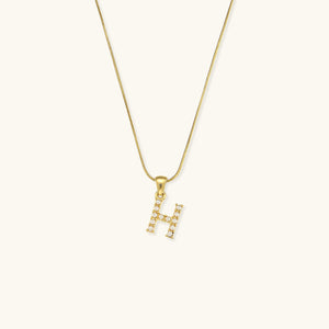 Gold-Finished Initial Necklace with Freshwater Pearls – Customizable Personalized Jewelry for Women