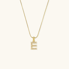 Load image into Gallery viewer, Gold-Finished Initial Necklace with Freshwater Pearls – Customizable Personalized Jewelry for Women
