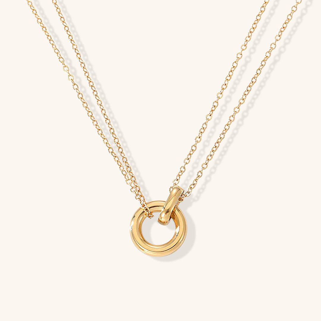 Gold Chain Necklace for Women – 14k Gold-Plated Chic Accessory, Hypoallergenic, 18-Inch Length with Extension