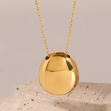 Load image into Gallery viewer, Gold Dome Pendant Necklace for Women – 18k Gold-Plated, Waterproof, Hypoallergenic Jewelry, 23 Inches
