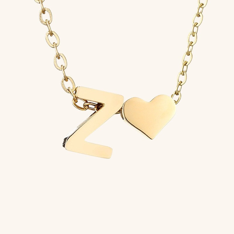 Gold Initial Necklace for Women - Personalized 14k Gold Plated Jewelry, Hypoallergenic and Water Resistant