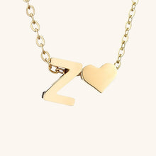 Load image into Gallery viewer, Gold Initial Necklace for Women - Personalized 14k Gold Plated Jewelry, Hypoallergenic and Water Resistant

