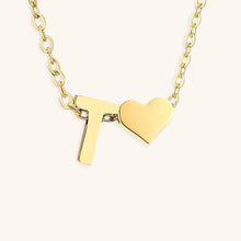 Load image into Gallery viewer, Gold Initial Necklace for Women - Personalized 14k Gold Plated Jewelry, Hypoallergenic and Water Resistant
