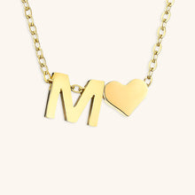 Load image into Gallery viewer, Gold Initial Necklace for Women - Personalized 14k Gold Plated Jewelry, Hypoallergenic and Water Resistant
