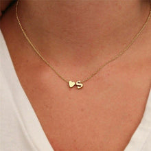 Load image into Gallery viewer, Gold Initial Necklace for Women - Personalized 14k Gold Plated Jewelry, Hypoallergenic and Water Resistant

