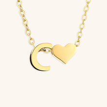 Load image into Gallery viewer, Gold Initial Necklace for Women - Personalized 14k Gold Plated Jewelry, Hypoallergenic and Water Resistant
