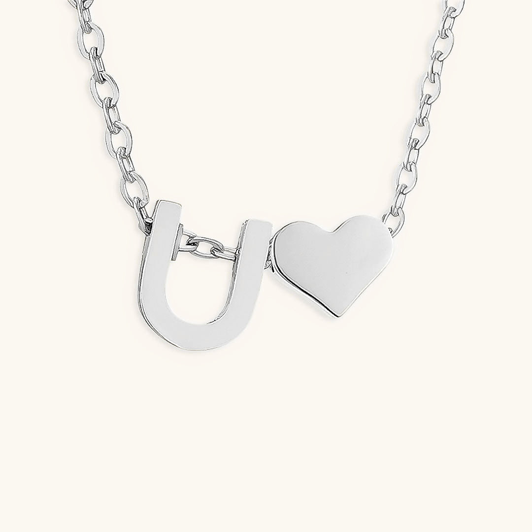 Gold Initial Necklace for Women - Personalized 14k Gold Plated Jewelry, Hypoallergenic and Water Resistant