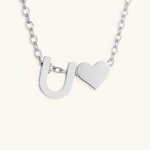 Load image into Gallery viewer, Gold Initial Necklace for Women - Personalized 14k Gold Plated Jewelry, Hypoallergenic and Water Resistant
