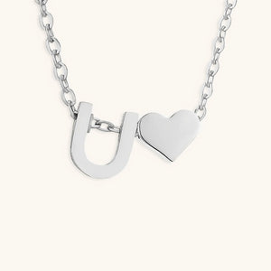 Gold Initial Necklace for Women - Personalized 14k Gold Plated Jewelry, Hypoallergenic and Water Resistant