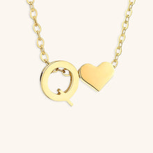 Load image into Gallery viewer, Gold Initial Necklace for Women - Personalized 14k Gold Plated Jewelry, Hypoallergenic and Water Resistant
