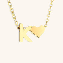 Load image into Gallery viewer, Gold Initial Necklace for Women - Personalized 14k Gold Plated Jewelry, Hypoallergenic and Water Resistant
