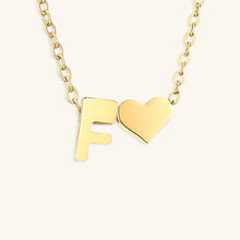 Load image into Gallery viewer, Gold Initial Necklace for Women - Personalized 14k Gold Plated Jewelry, Hypoallergenic and Water Resistant
