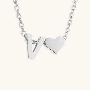 Gold Initial Necklace for Women - Personalized 14k Gold Plated Jewelry, Hypoallergenic and Water Resistant
