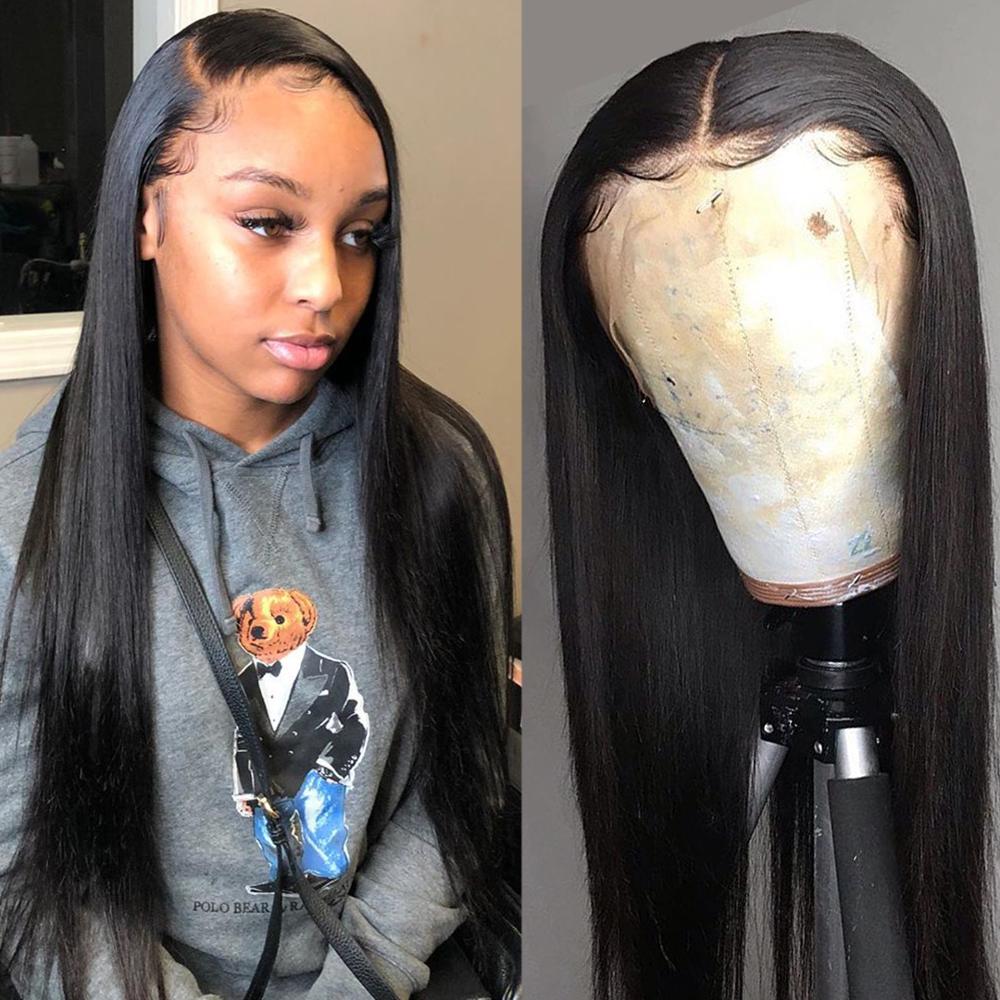 lace front human hair wigs for Black Women straight hd frontal bob wig brazilian afro short long 30 inch natural wig full