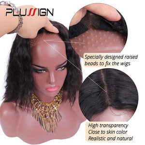 Plussign Silicon Wig Band 1Pcs/Lot Top Wig Grap Medium Large Size Silicon Wig Grip Tranparent Black Brown Headband For Fix Wigs