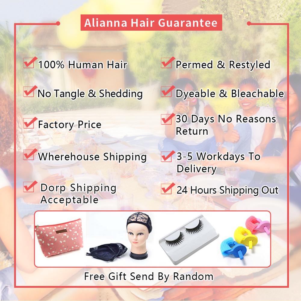 Alianna Loose Deep Wave Wig 30 Inch Lace Front Wig Pre Plucked Brazilian Lace Front Human Hair Wigs Long 5x5 Lace Closure Wig